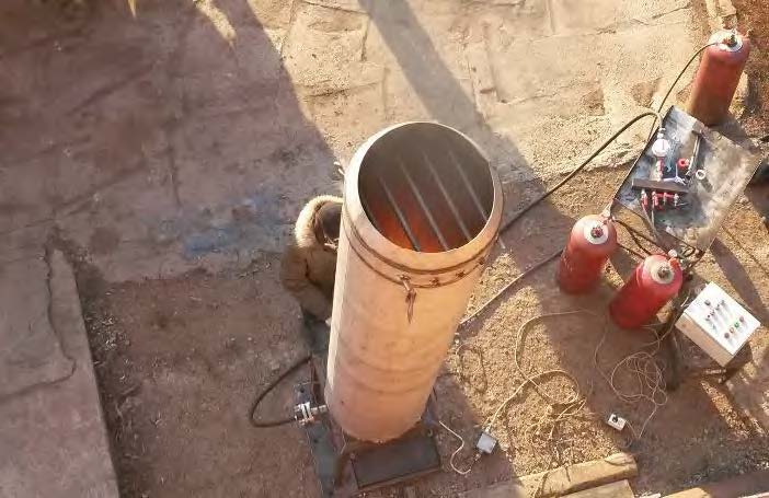 Установка факельная закрытого типа